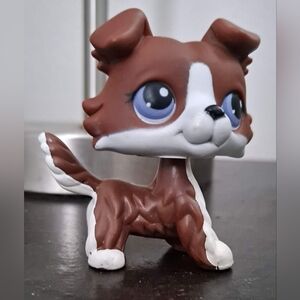 Littlest pet shop brown Collie